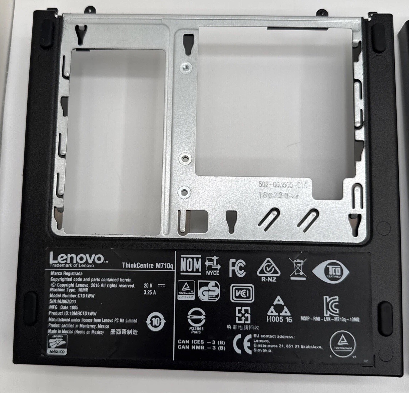 Lenovo M710q Tiny Motherboard + Case + Fan Heatsink Bundle LGA1151 OEM