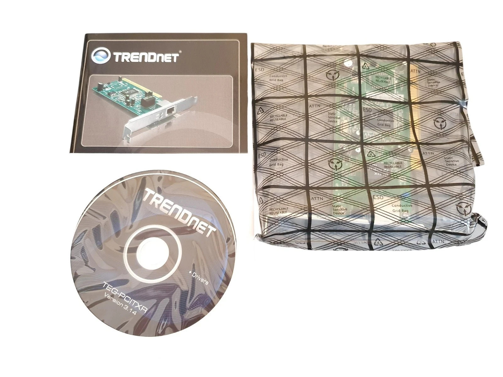 TRENDnet 32-bit 10/100/1000Mbps Copper Gigabit PCI Adapter, TEG-PCITXR.