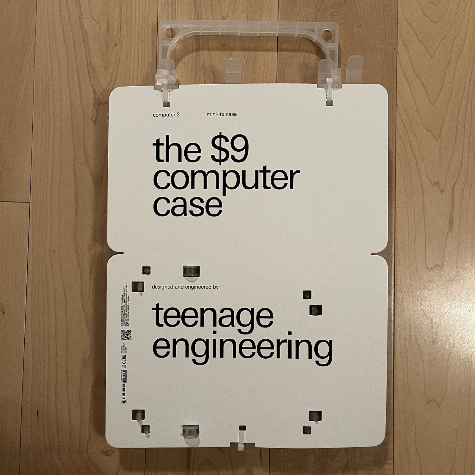 Teenage Engineering Computer 2 Clear Computer Case (Chipped) (See Photos)