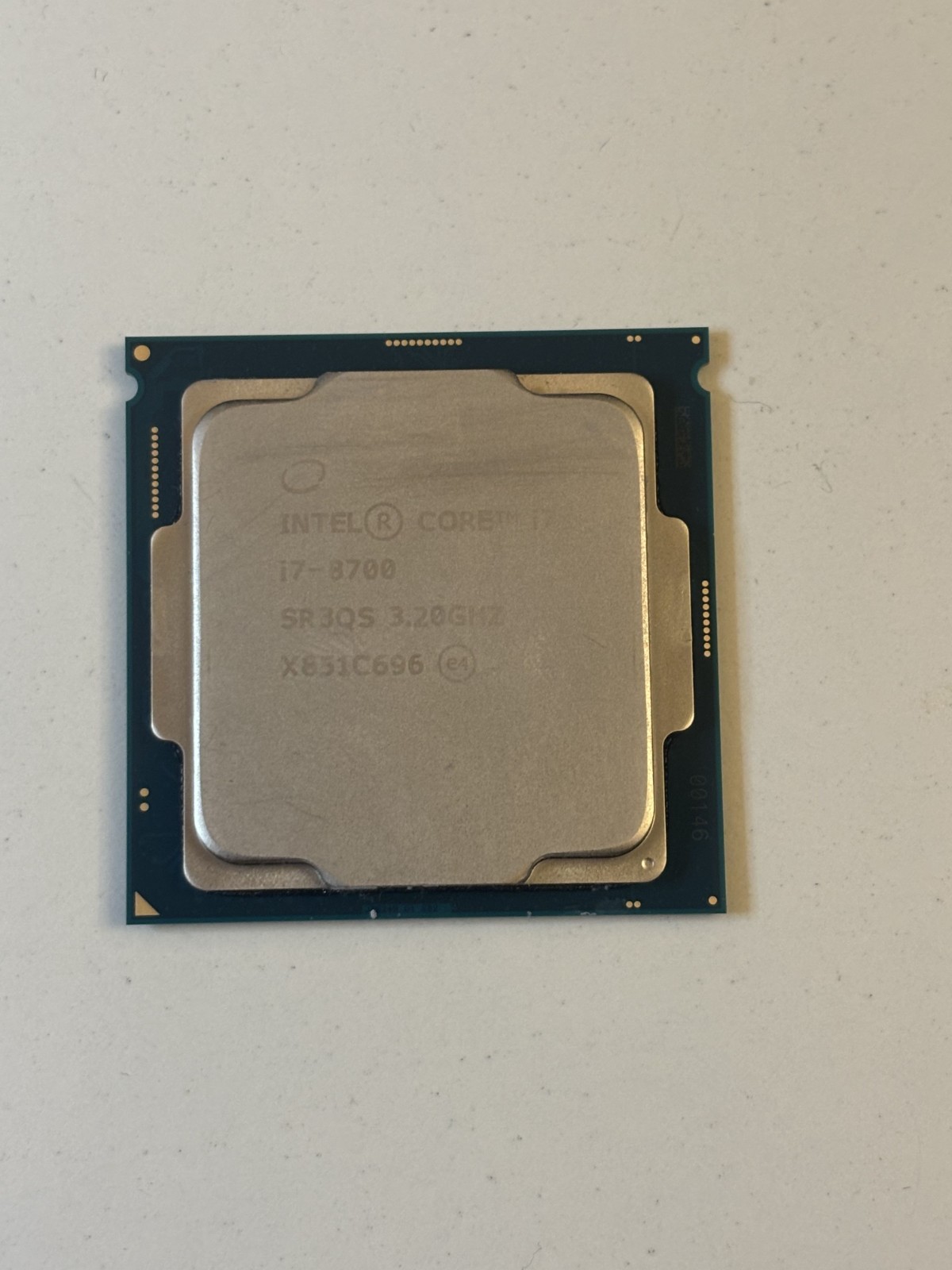 Intel Core i7-8700 Processor (3.2 GHz, 6 Cores, LGA 1151) – SR3QS