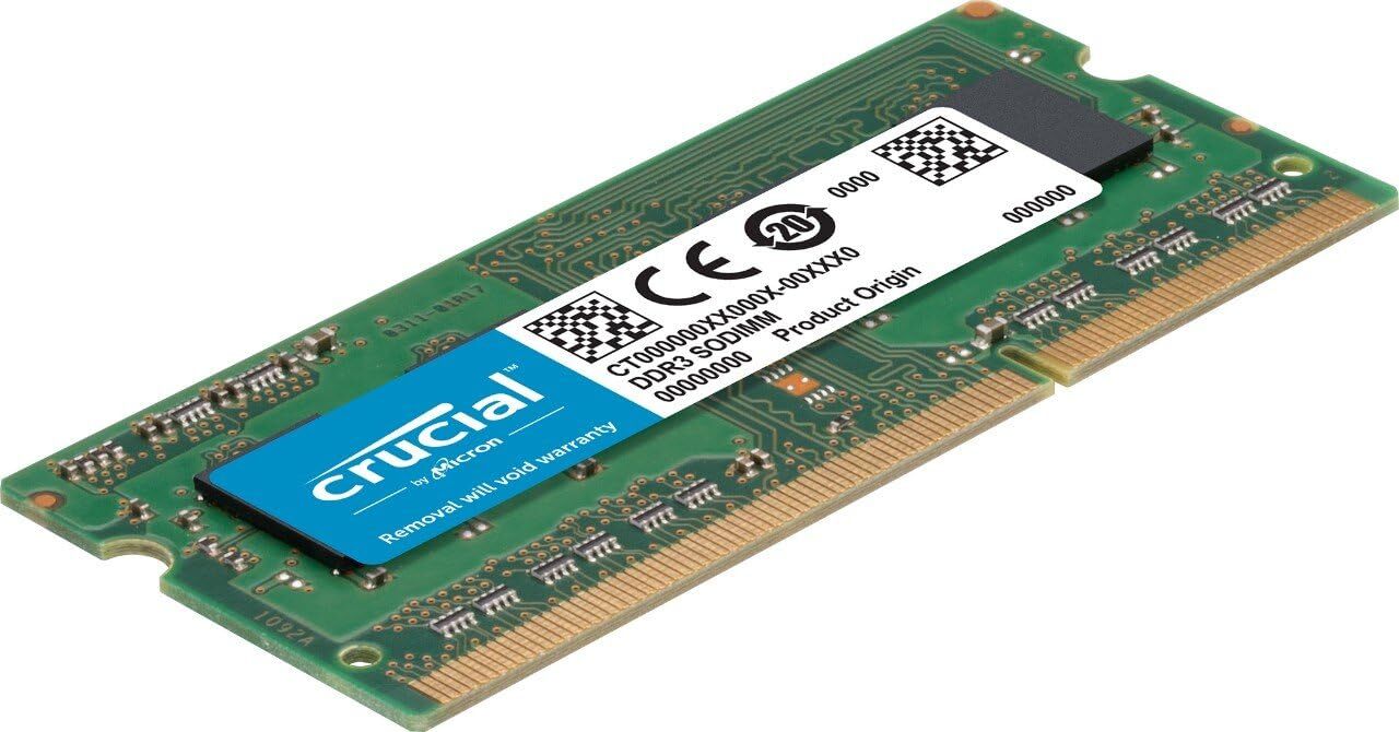 CRUCIAL DDR3L 8GB 1600 MHz PC3L-12800 Laptop SODIMM Memory RAM 1.35V 1X8GB