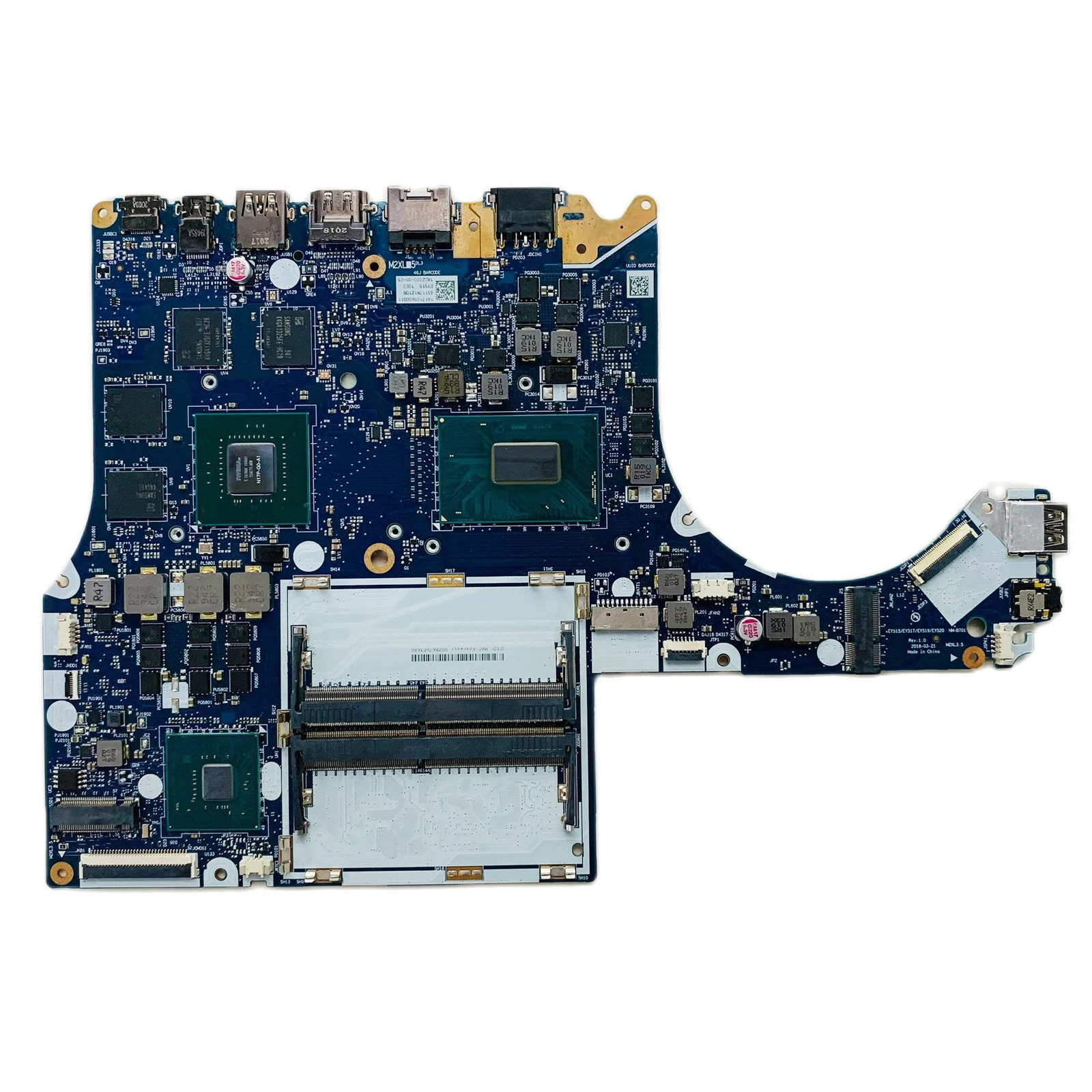 5B20R40198 NM-B701 For Lenovo Legion Y530-15ICH Motherboard I7-8750H GTX1050 4GB