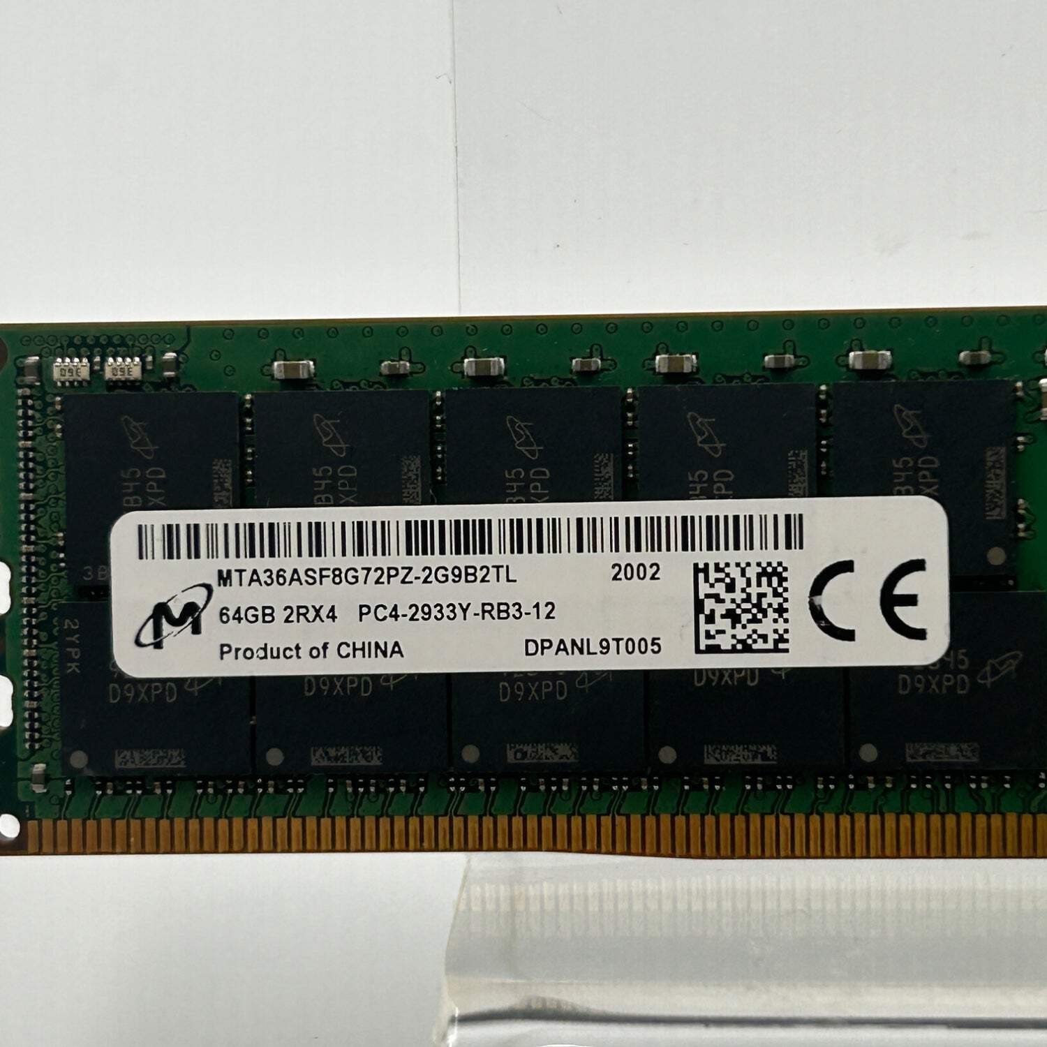 Micron MTA36ASF8G72PZ 64GB (1x64GB) RAM DDR4 2933MHz 2G9B2TI