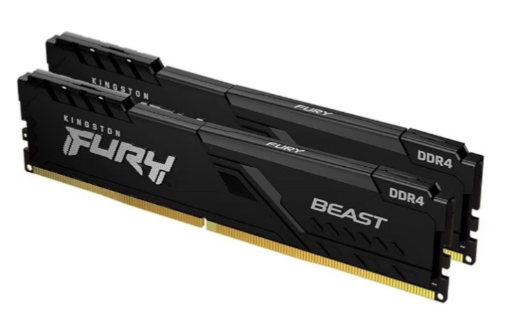 Kingston FURY Beast 16GB (2x8GB) RAM DDR4 3600MHz KF436C17BBK2/16 Desktop Memory