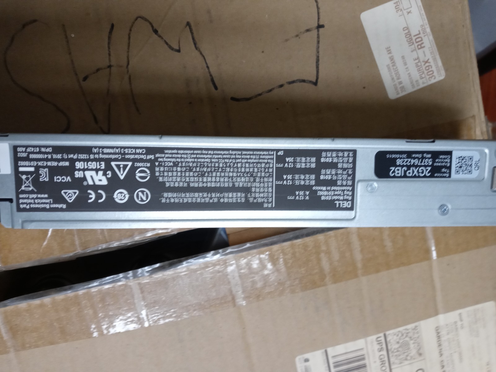 Dell Poweredge FC430 Server E01B Dual CPU INTEL XEON E52630V4 2.2GHZ