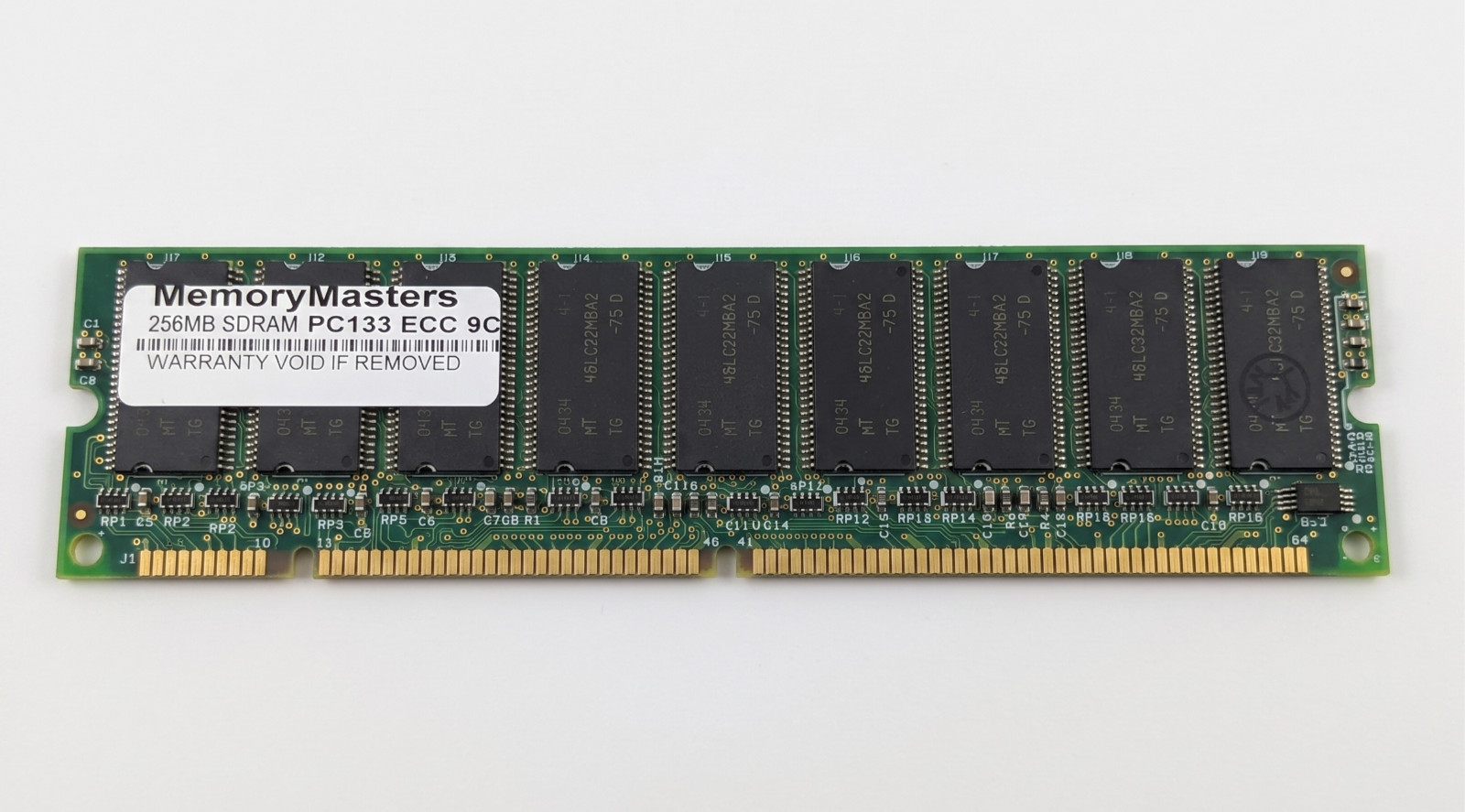 MemoryMasters 256MB PC133 133MHz ECC SDRAM 168-Pin DIMM Server Memory RAM