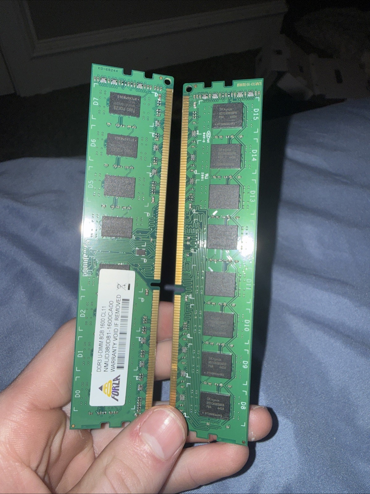Neo Forza DDR3 Memory U-DIMM 8GB x2 CL11 1600