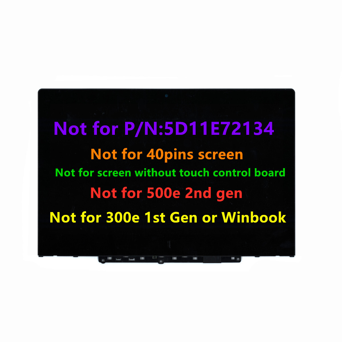 5D10Y97713 For Lenovo Chromebook 300E 2nd Gen AST LCD Touch Screen Digitizer