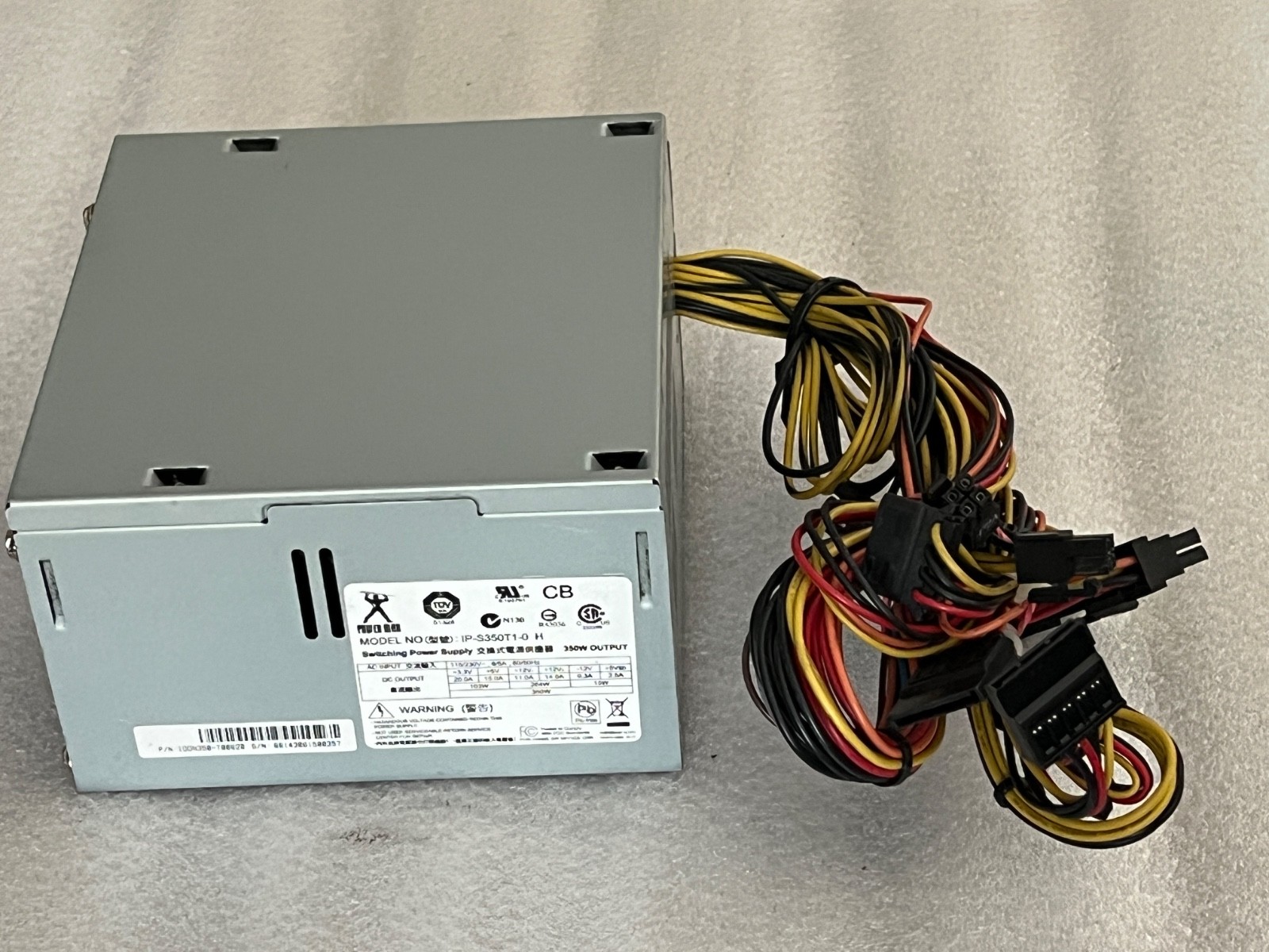 Power Man 350W ATX Power Supply IP-S350T1-0 – Work