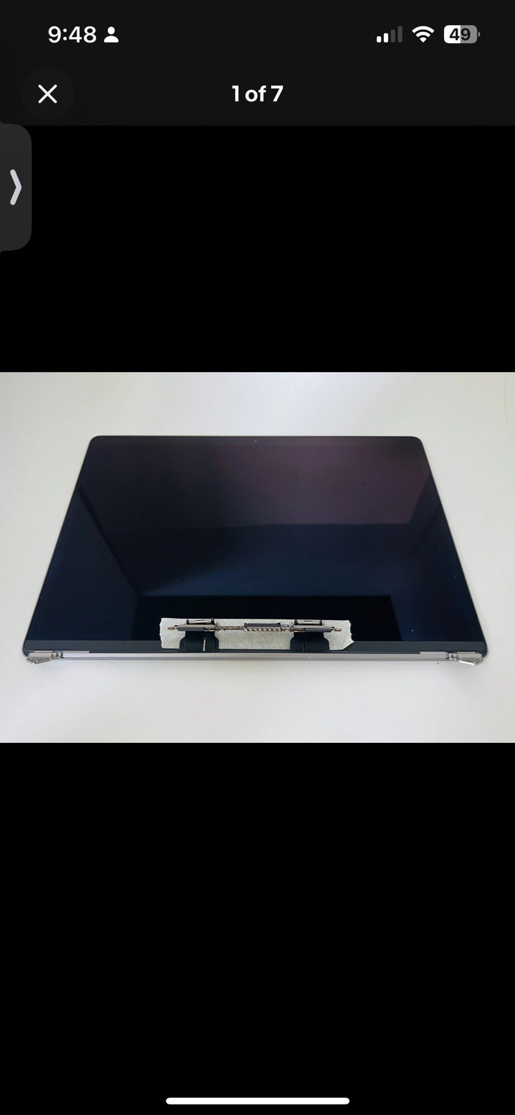 Apple Macbook pro 15” A1707 2016 2017 Space Gray Genuine Retina