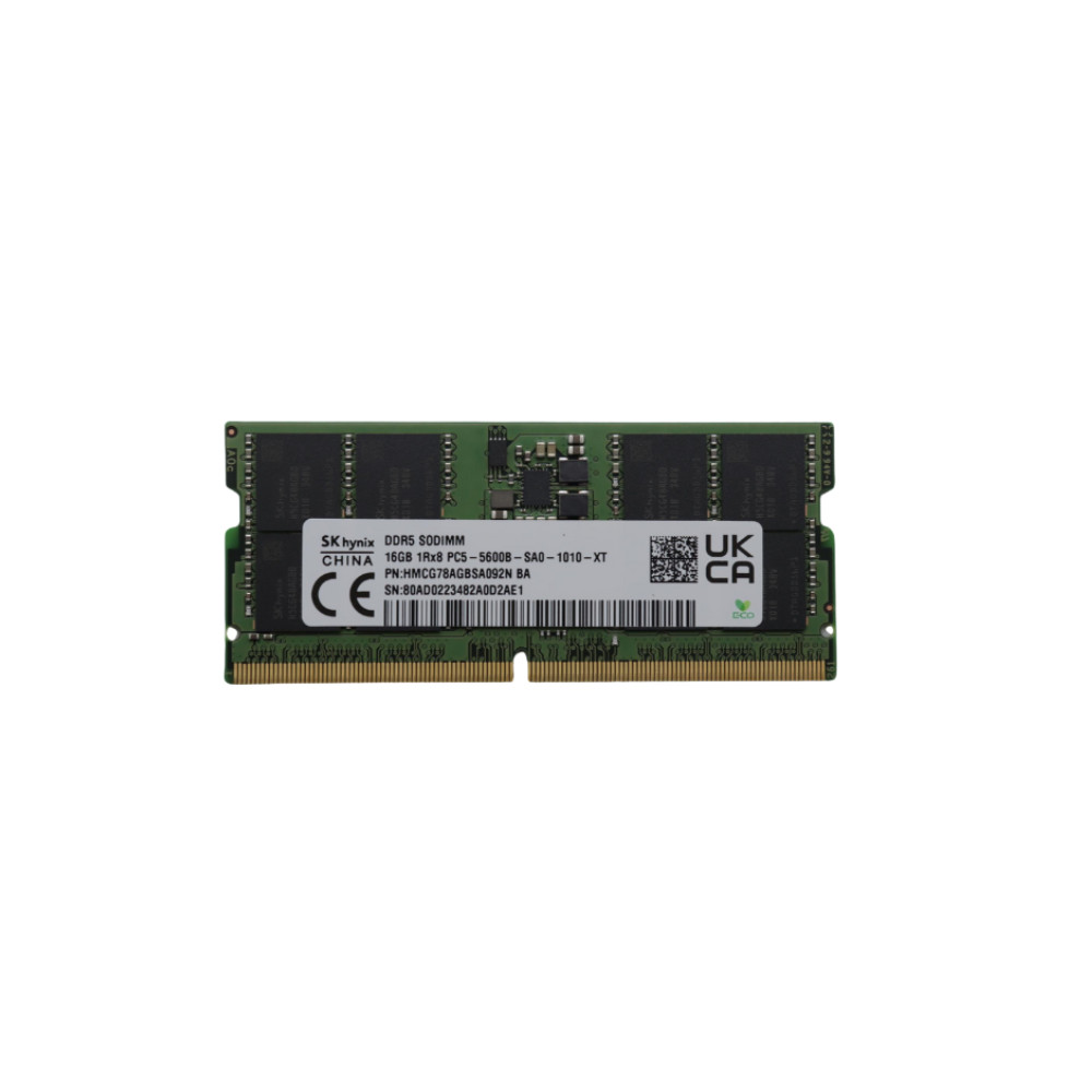 RAM SK Laptop DDR5 16GB 5600MHz 1.1V CL40 288 pins 44800 MB/s.