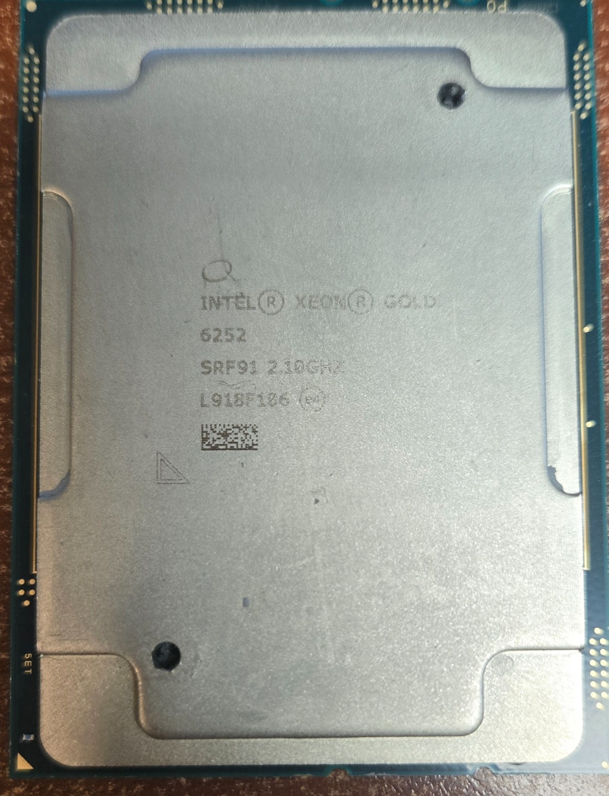 Intel Xeon Gold 6252 SRF91 2.10GHZ