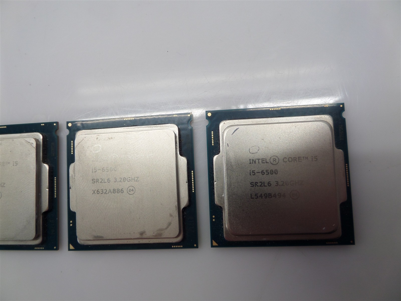 Lot Of 3 Intel Core i5-6500 3.20GHz Quad Core 6th Gen CPU SR2L6