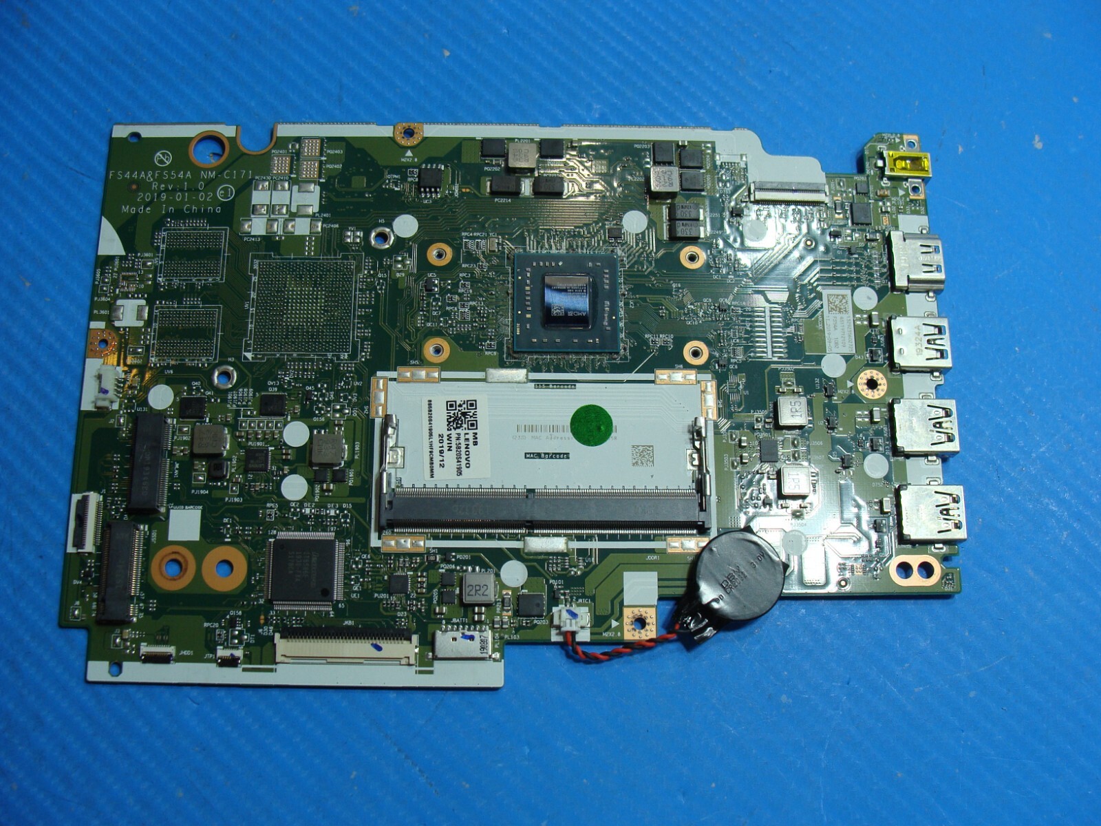 Lenovo IdeaPad S145-15AST AMD A6-9225 2.6GHz Motherboard 5B20S41905 NM-C171