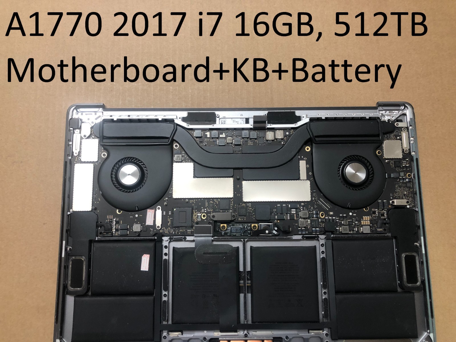 Macbook Pro A1707 2017 Motherboard i7 16GB 512SSD +KB+Batery Tested