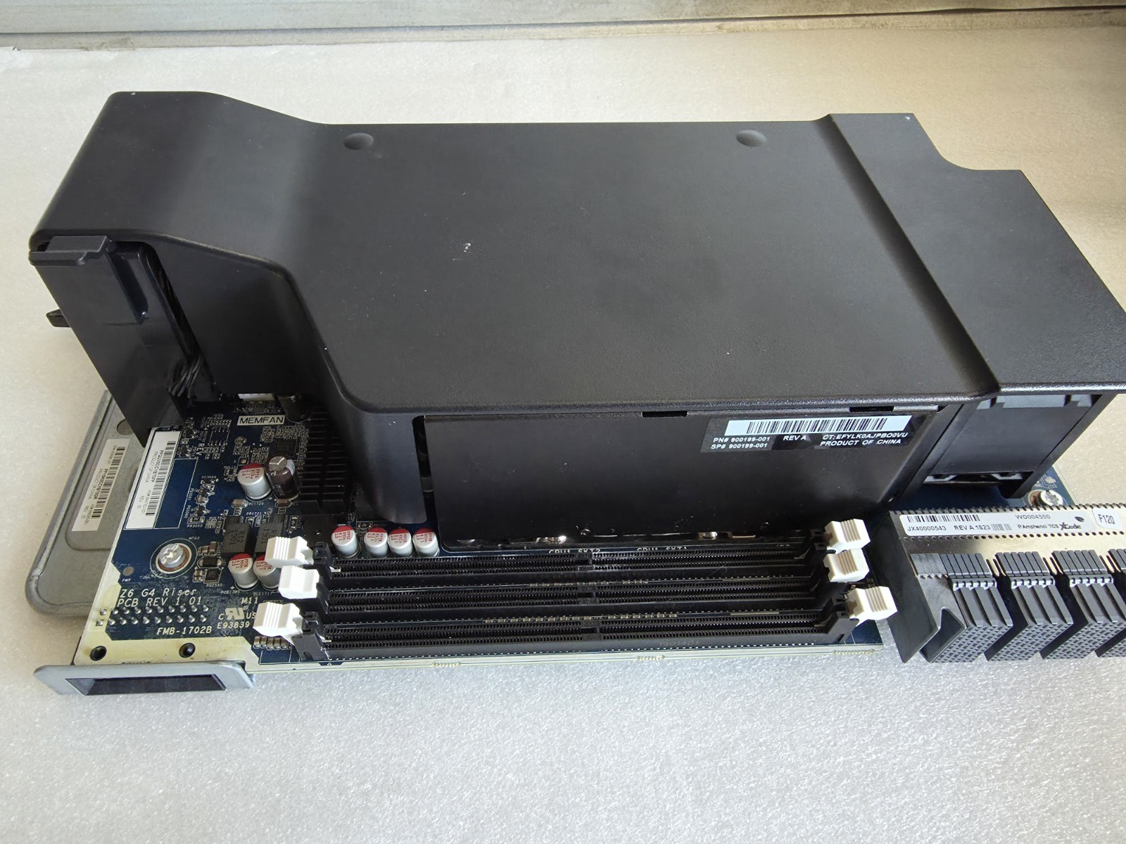 HP Z6 G4 Second 2nd CPU Riser Board Heatsink 900199-001 858085-001 844782-001