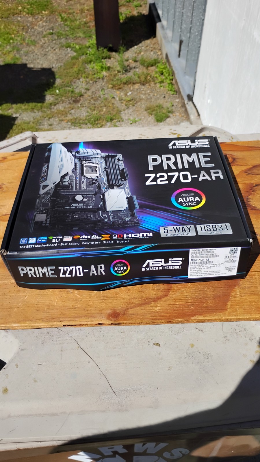 ASUS PRIME Z270-A LGA 1151 ATX Motherboard Aura Sync RGB USB 3.1 Intel