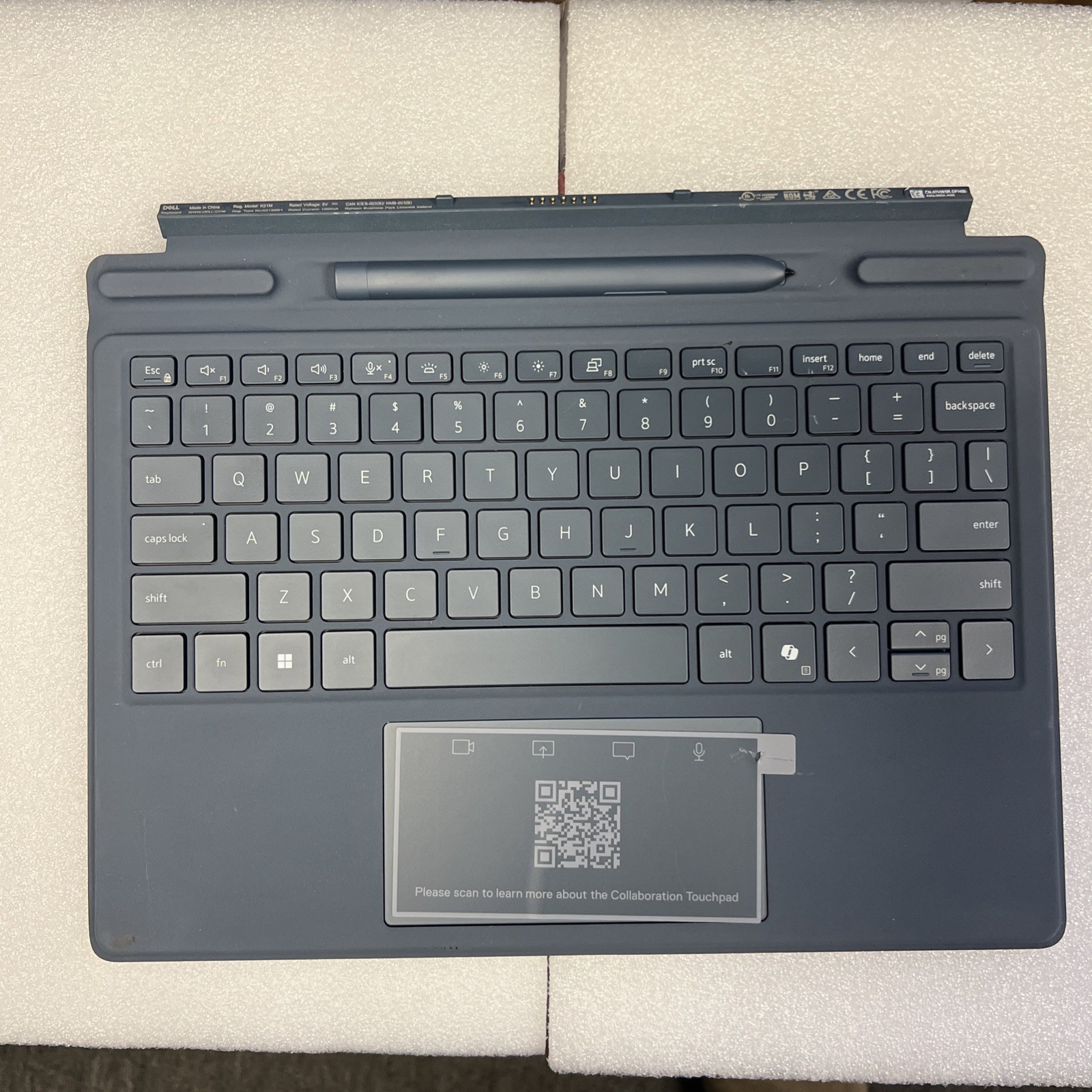 Dell Latitude 7350 Detachable Collaboration Keyboard 7HW5R Pen Bundle
