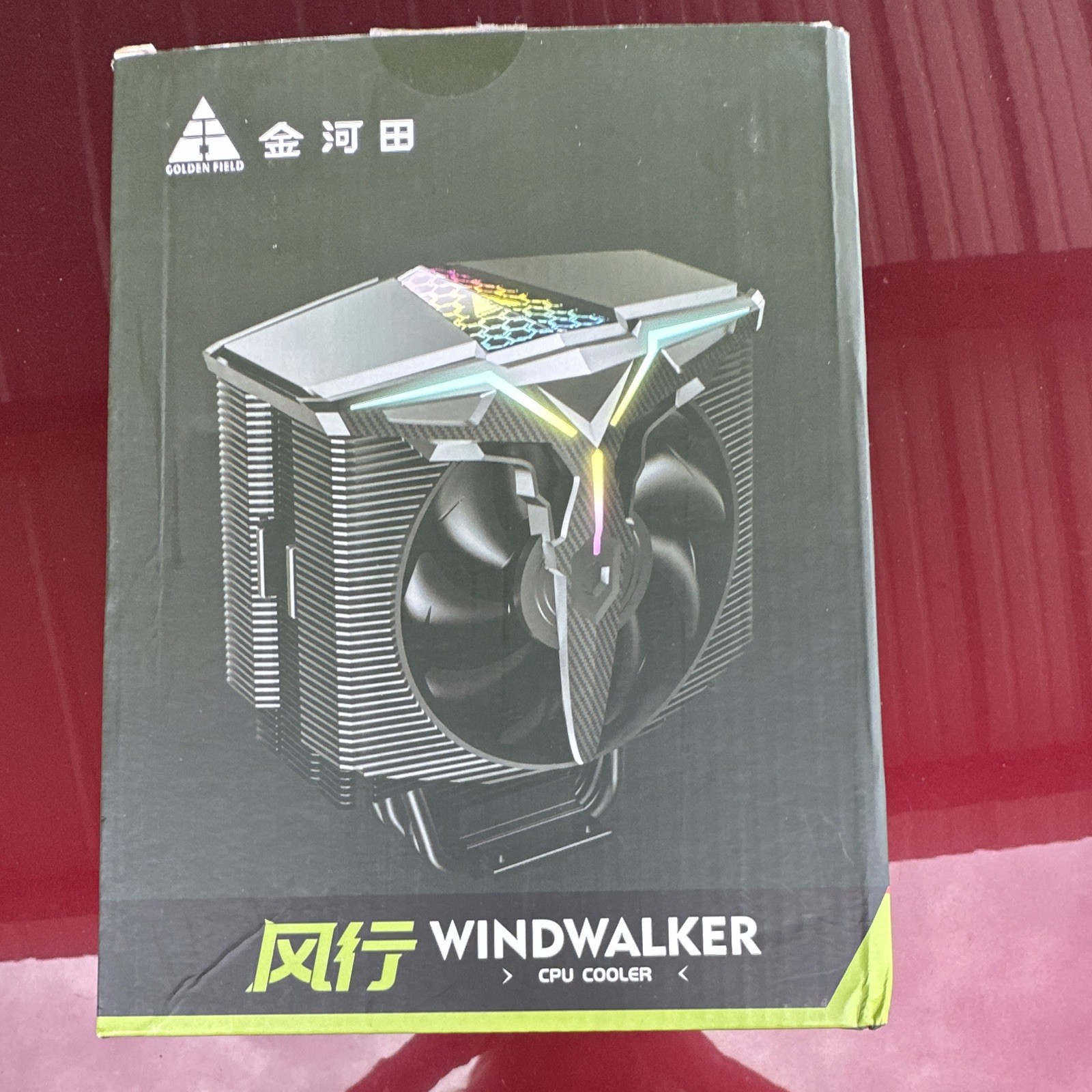 Golden Field WINDWALKER 140mm RGB 4-Pin CPU Cooler 72CFM 800-2200RPM