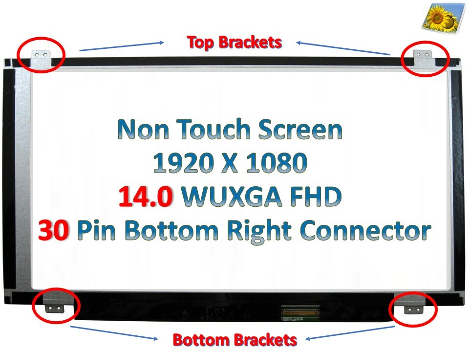 HP 830016-001 LAPTOP LED LCD Screen 14.0 Full-HD Bottom Right