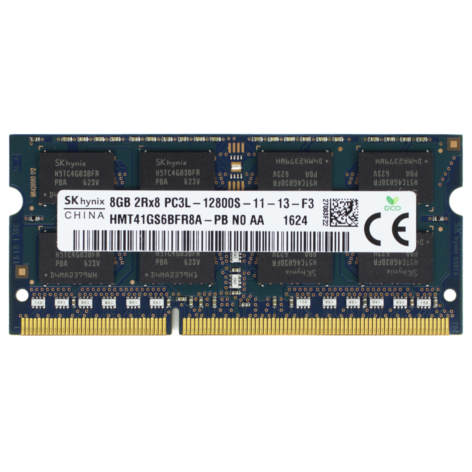 Hynix 8GB DDR3 PC3L-12800S Supermicro MEM-DR380L-HL02-SO16 Equivalent Memory RAM