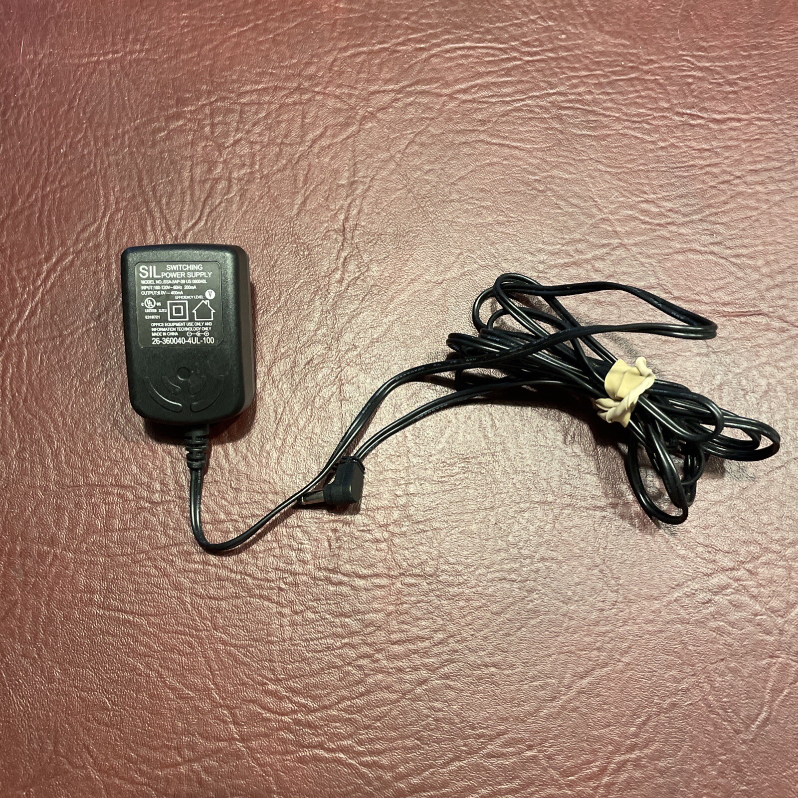 SIL Switching Power Supply SSA-Sap-09 US 060040L