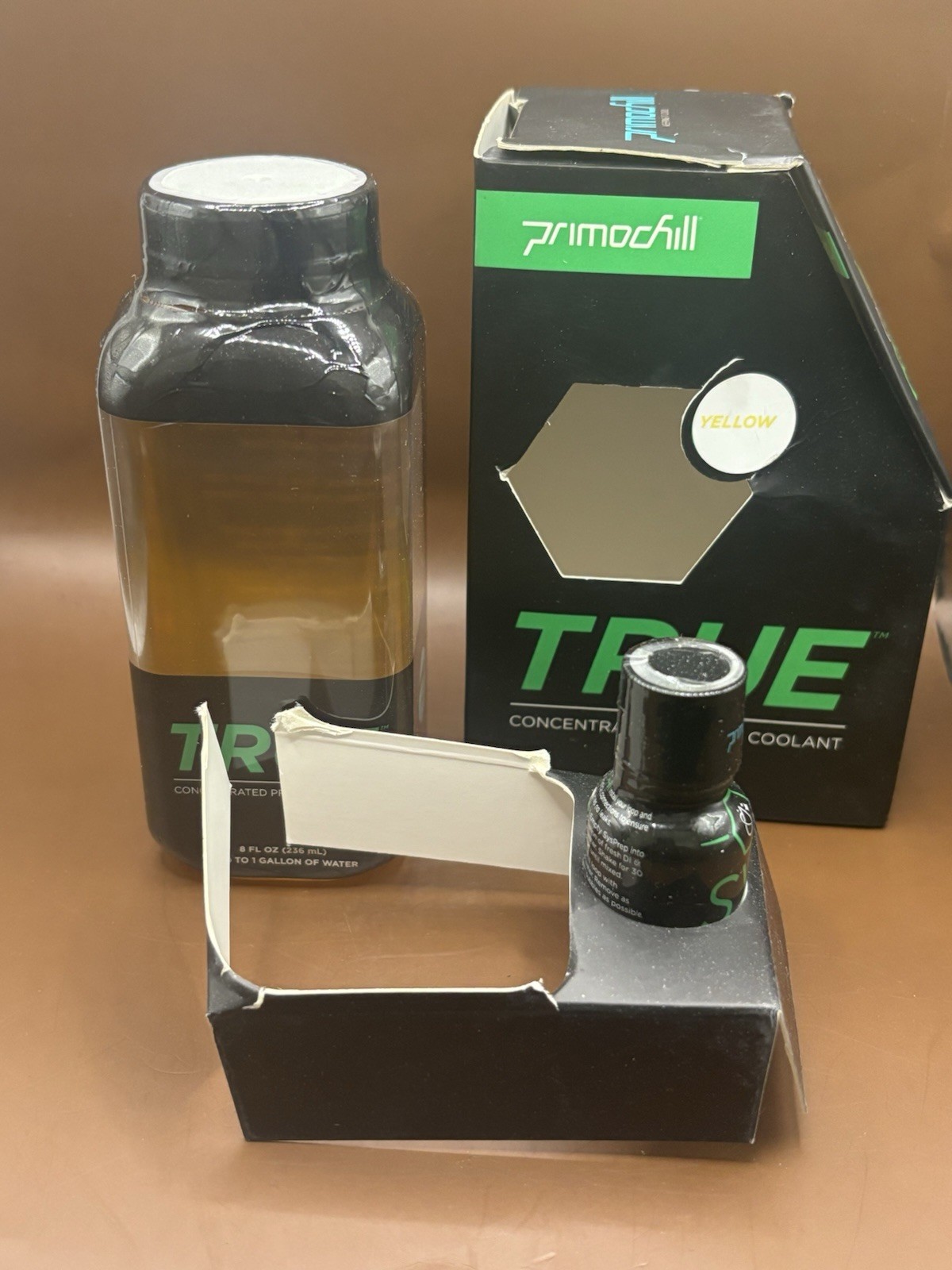 PrimoChill True Concentrate PC Coolant 8oz Yellow Water Cooling PreMixed Coolant
