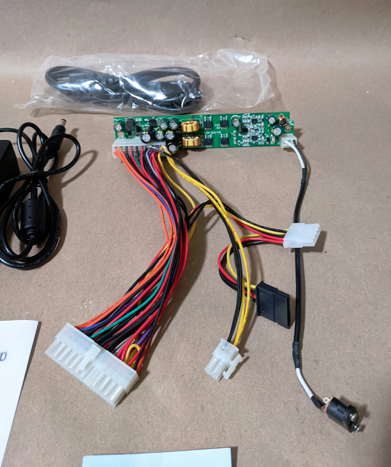 Intel Fanless Mini ITX Motherboard w/ J3060 CPU, 8GB RAM, 90W DC-to-ATX,Adapter