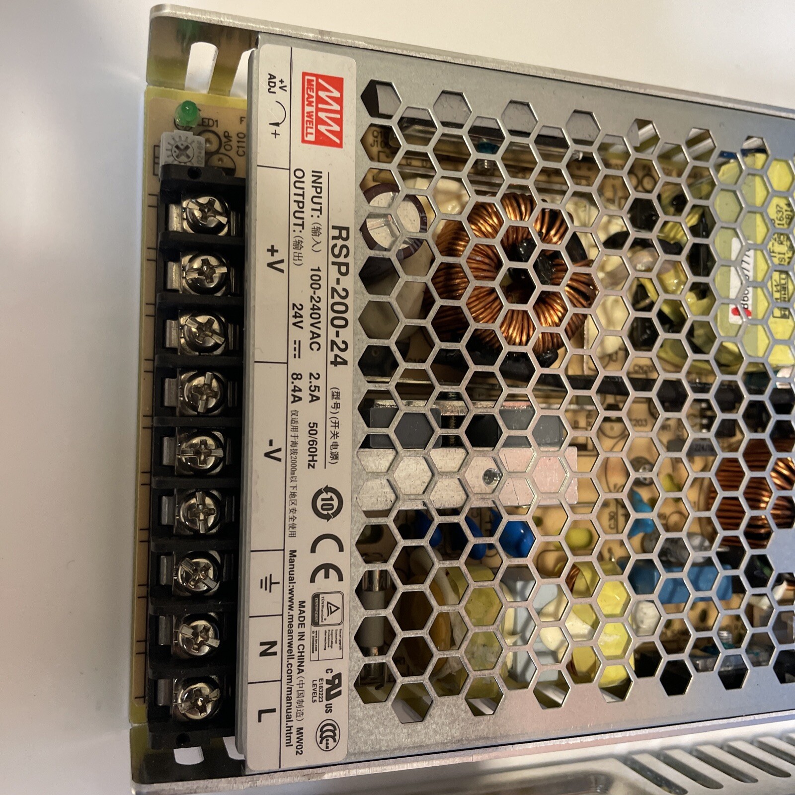 1 x Mean Well MW SP-200-24 Switching Power Supply