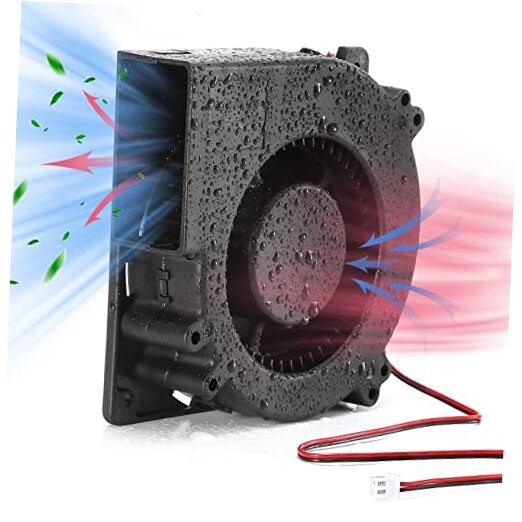 12V DC Blower Fan 120x32mm (4.72″) Brushless Exhaust High Airflow 3000RPM – 2