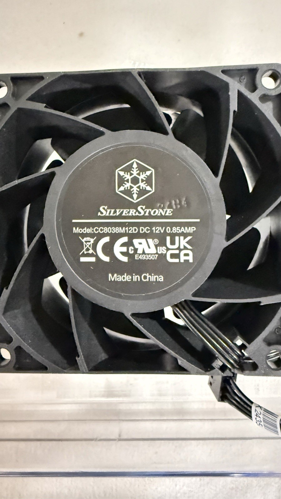 SilverStone FHS80X High Performance 80mm x 38mm PWM Industrial Fan