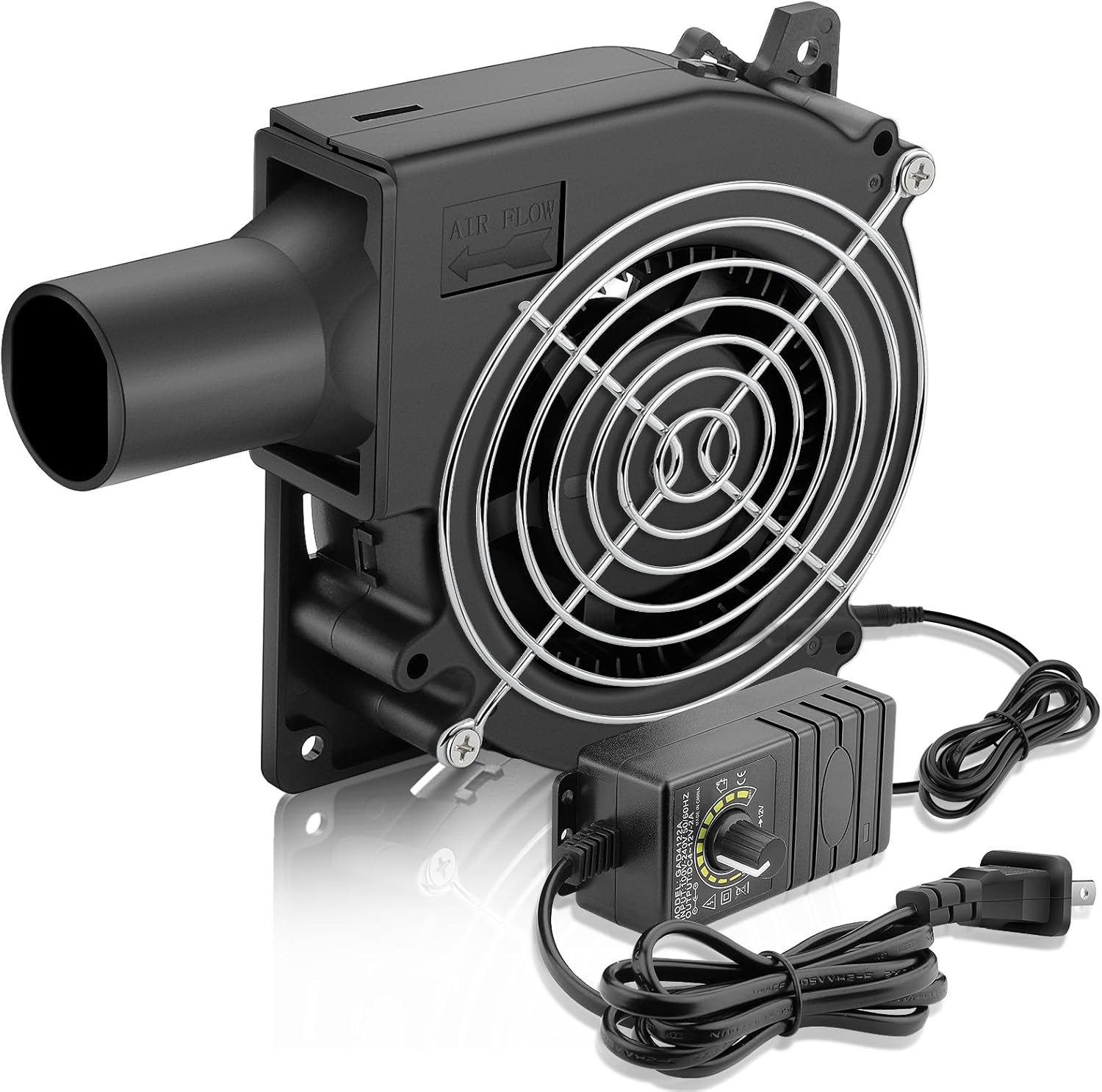 120Mm X 32Mm Small BBQ 12V Electric Blower Fan with Controller for Squirrel Cage
