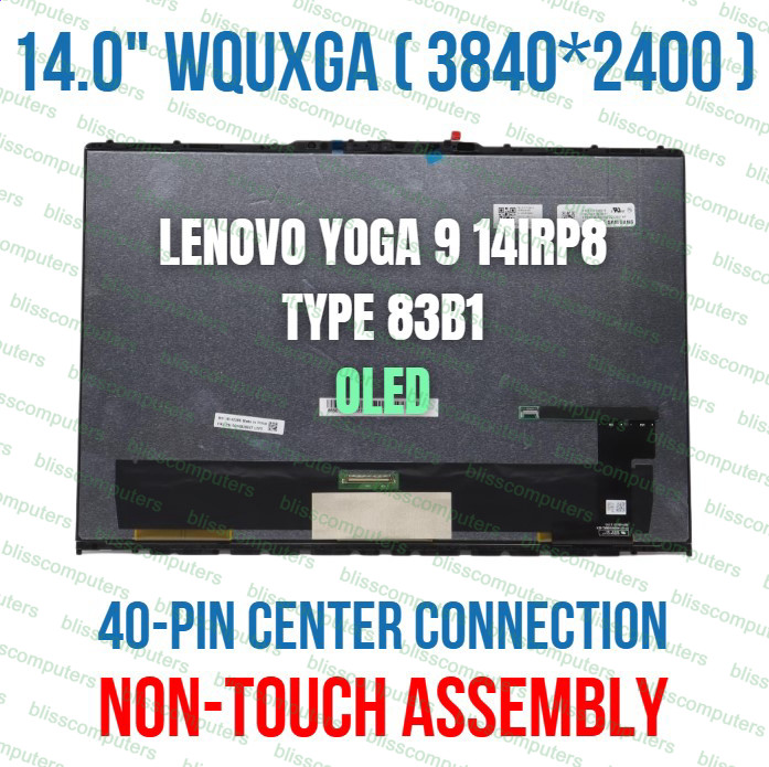 3840×2400 OLED LCD Touch Screen Digitizer Assembly Lenovo Yoga 9 14IRP8 83B1