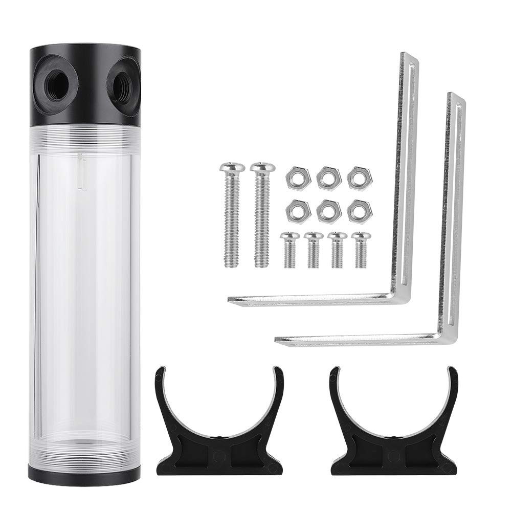 Water Cooling Reservoir, PC Water Reservoir 190mm*50mm Diameter G1/4” POM Cy…