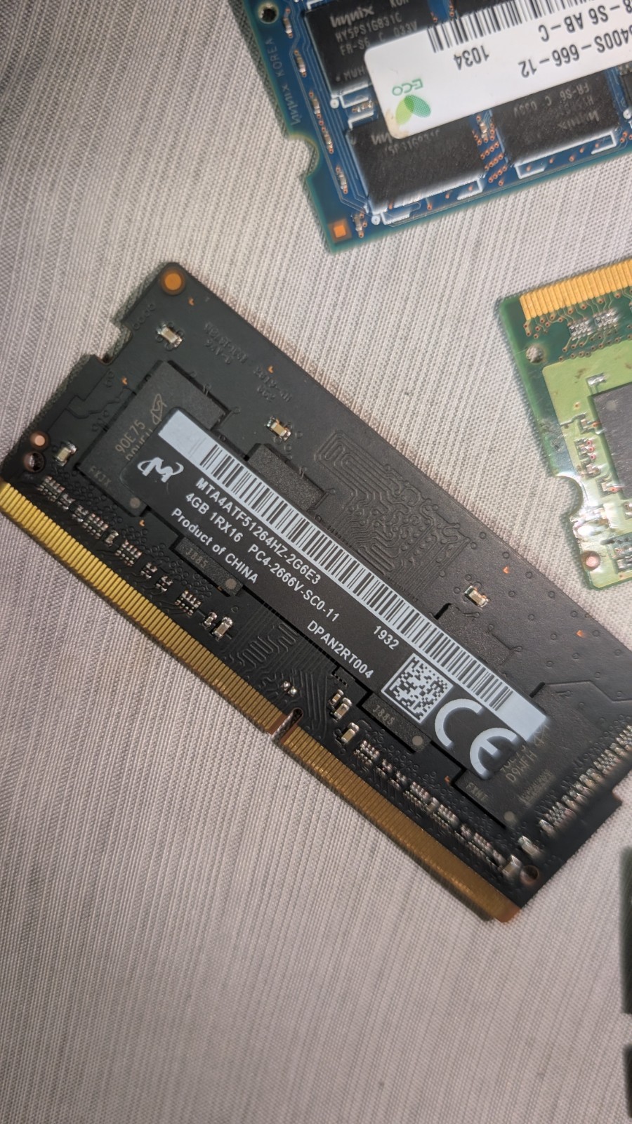Samsung Crucial Hynix ADATA Micron SO-DIMM DDR2/DDR3/DDR4 RAM 8x 2GB/4GB Modules