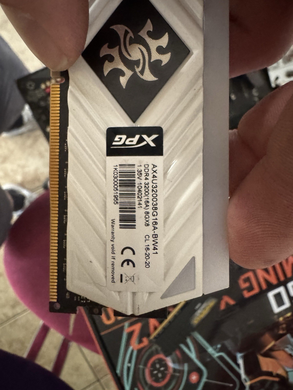 ADATA XPG DDR4 SDRAM 16GB (2x8GB) DDR4-3200 288-Pin DIMM Kit