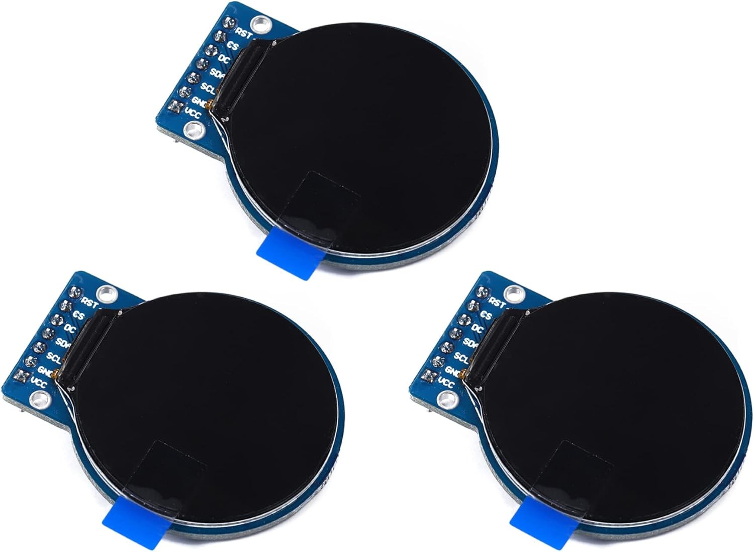 GC9A01 1.28 Inch TFT LCD Display Module Round RGB 240×240 SPI Interface PCB