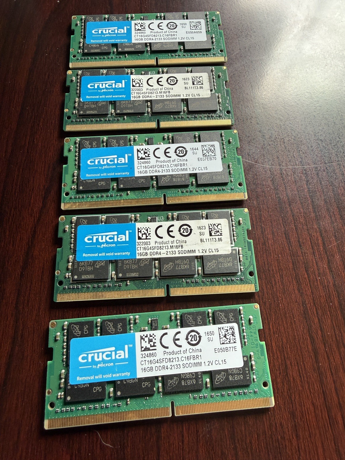 Crucial 16GB Single DDR4 SODIMM 260-Pin Memory (CT16G4SFD8213)