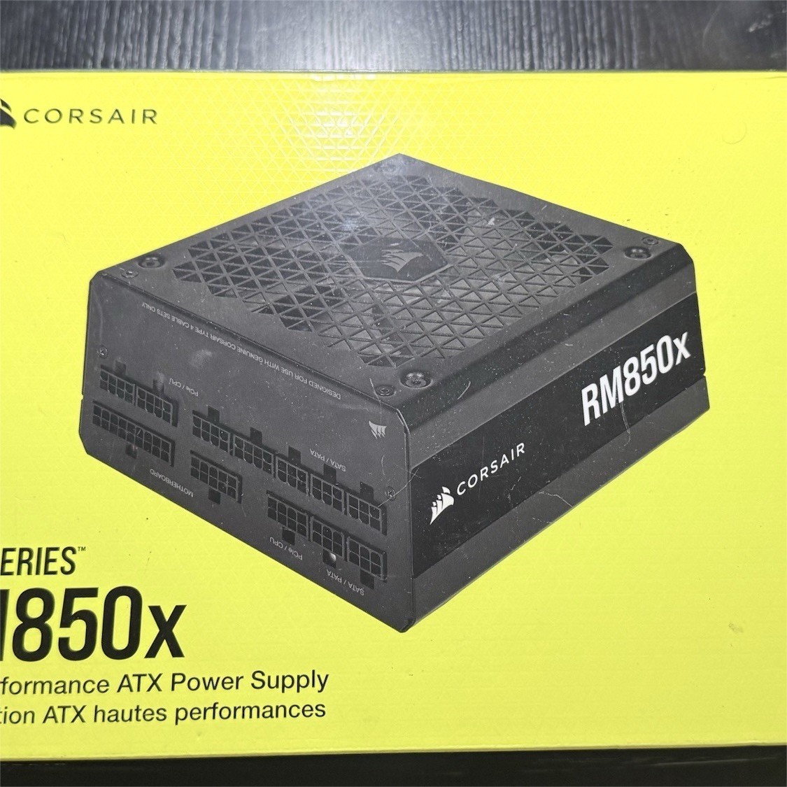 Corsair RM850x 850W ATX Modular 80 PLUS Gold PSU, Black – ALL CABLES