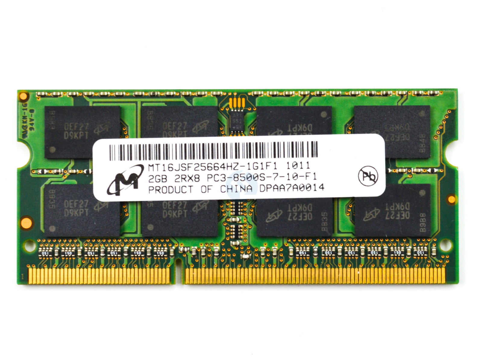 2X 2GB 1066Mhz DDR3 RAM Memory PC3-8500S for Apple MacBook Pro A1278 2009 2010