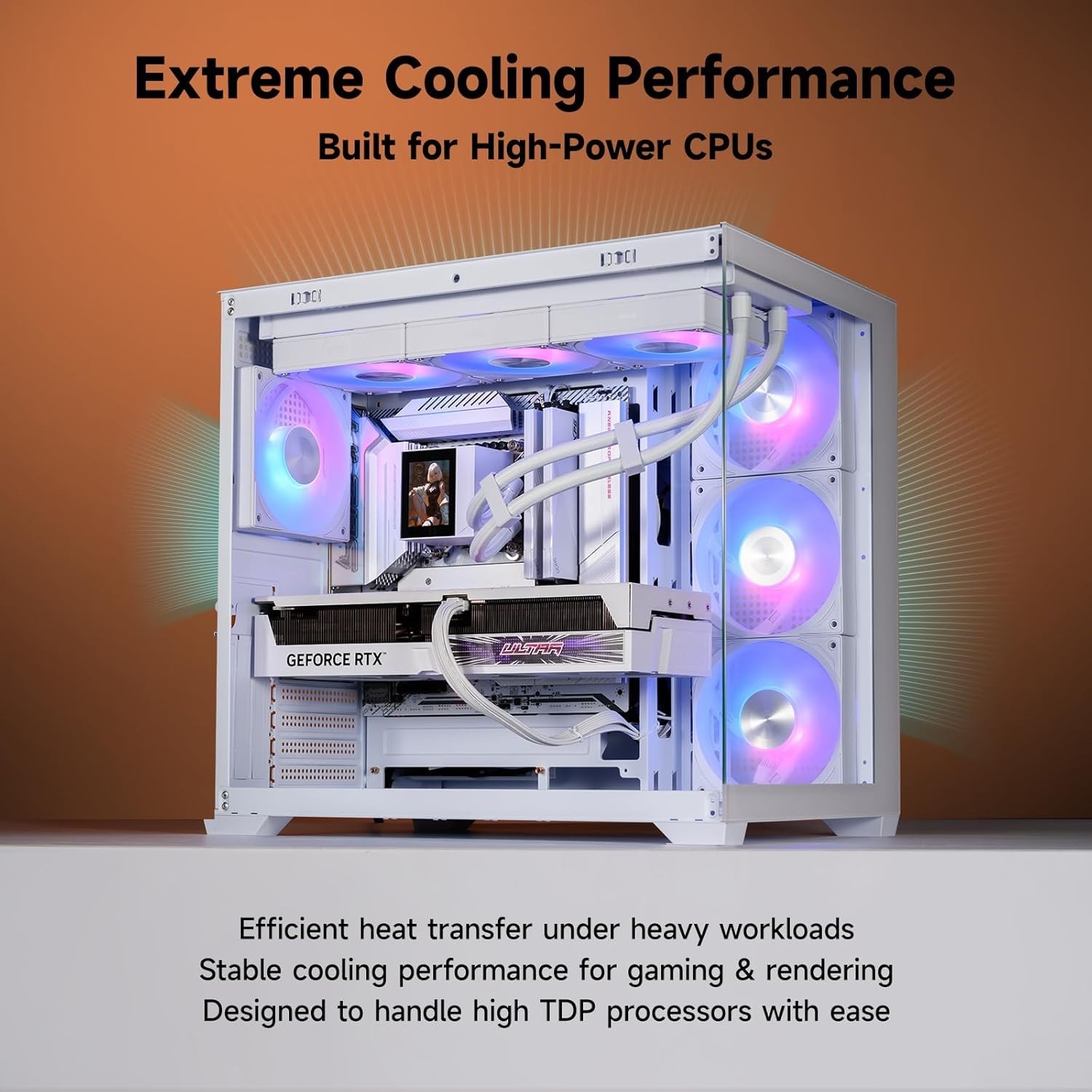 High-Performance 360mm Liquid Cooling, ARGB