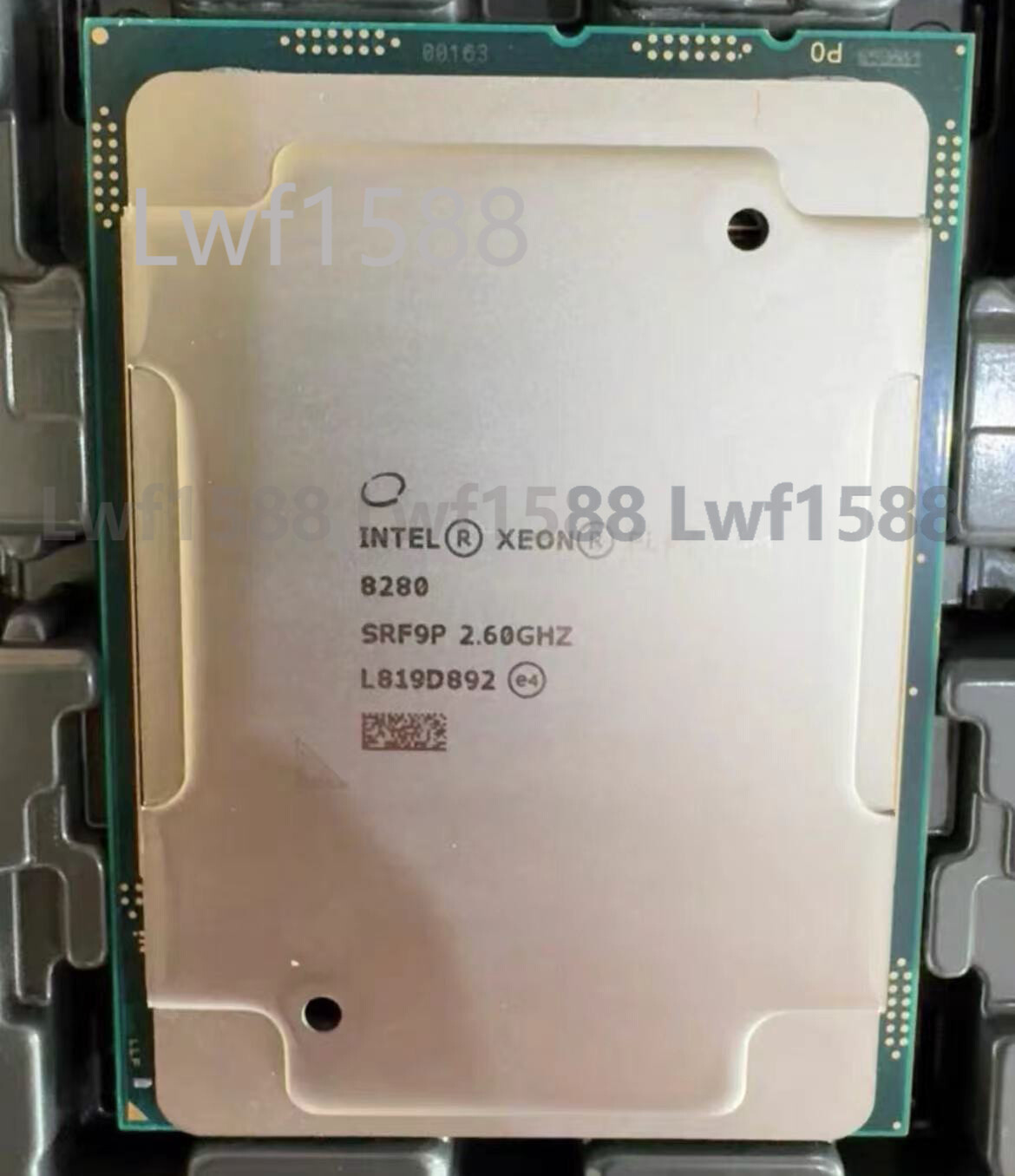 Intel Xeon Platinum 8280 QS version 28 core 56 threads 2.7 GHz CPU processor