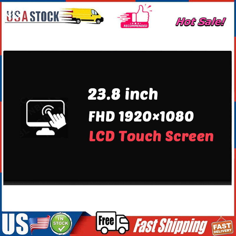 New For HP AIO 24-CB1023W 23.8″ FHD LCD Touch Screen Replacement Display Panel