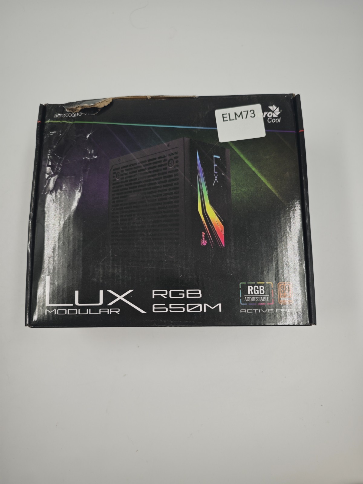 Aerocool LUX RGB 650M Modular 650W Power Supply | 80+ Bronze | Used Working