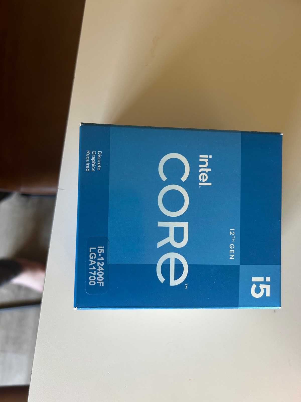 intel core 12th gen i3-12100f NOT AN I5 DESPITE BOX