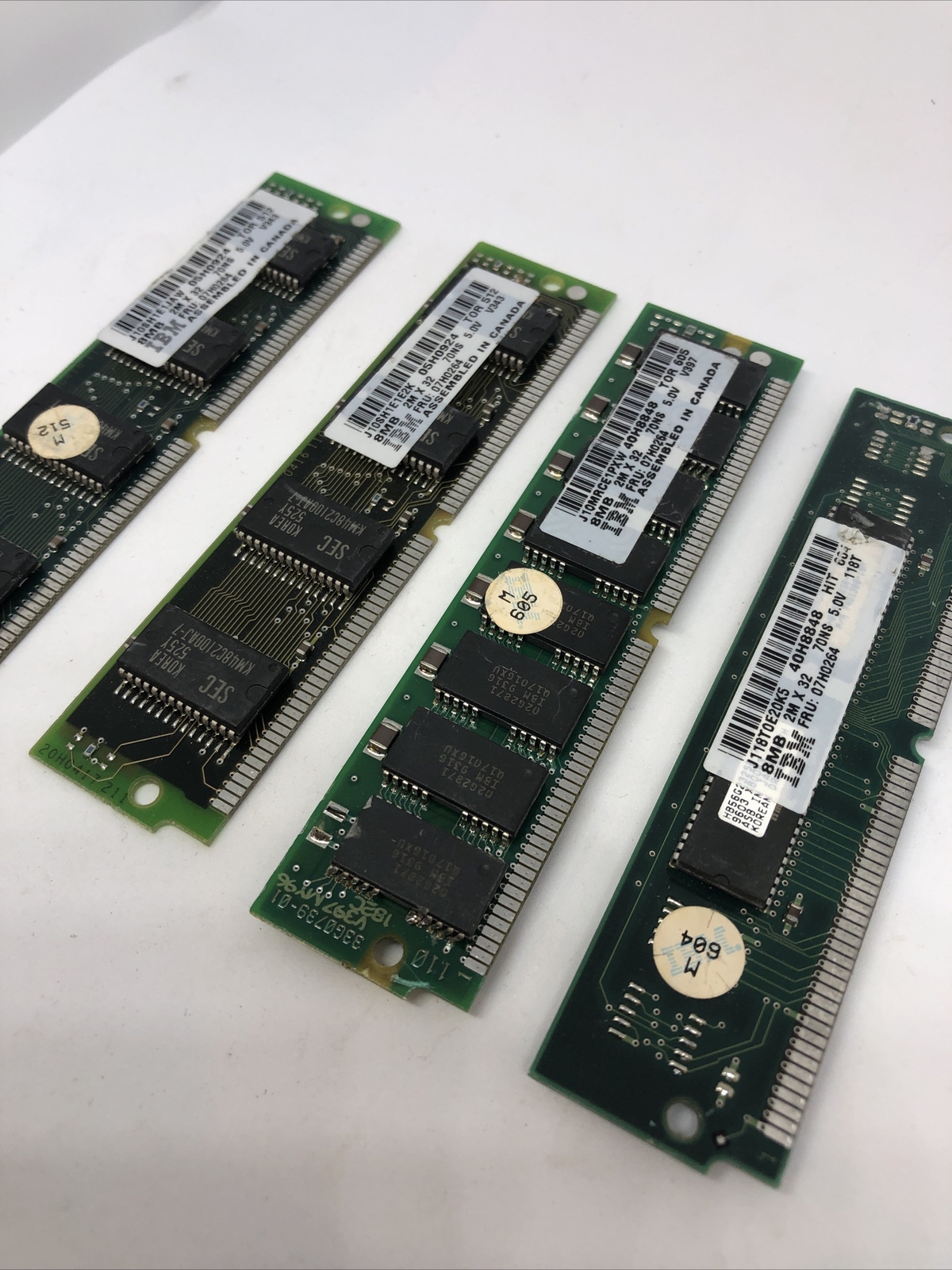 IBM 8MB PS2 Fast Page Mode Simm Memory RAM 72-Pin Fru 07H0264 05H0924 40H8848