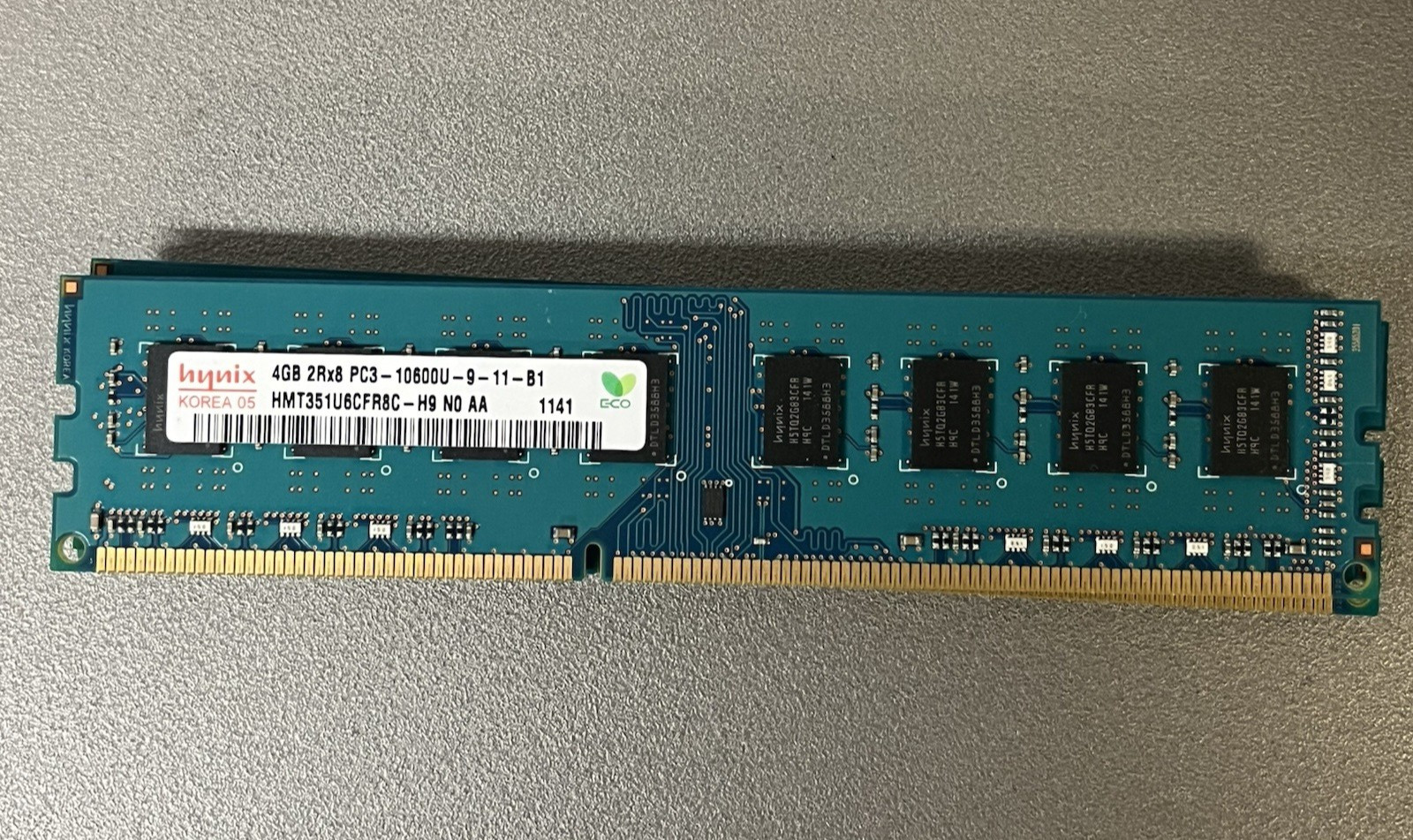 (16GB total) 4 x Hynix 4GB 2Rx8 PC3-10600U-9-11-B1-HMT351U6CFR8C-H9 N0 AA Memory