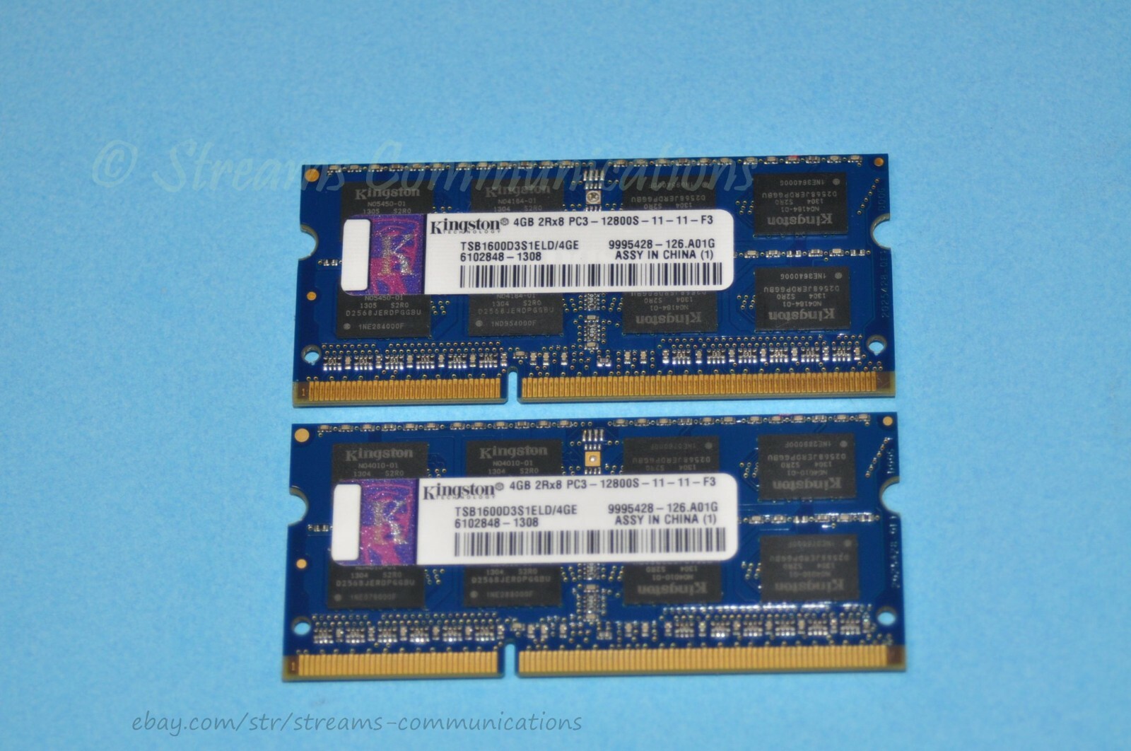 8GB DDR3 (2x 4GB) Laptop Memory Kingston 4GB 2Rx8 for Toshiba Qosmio X875-Q7190