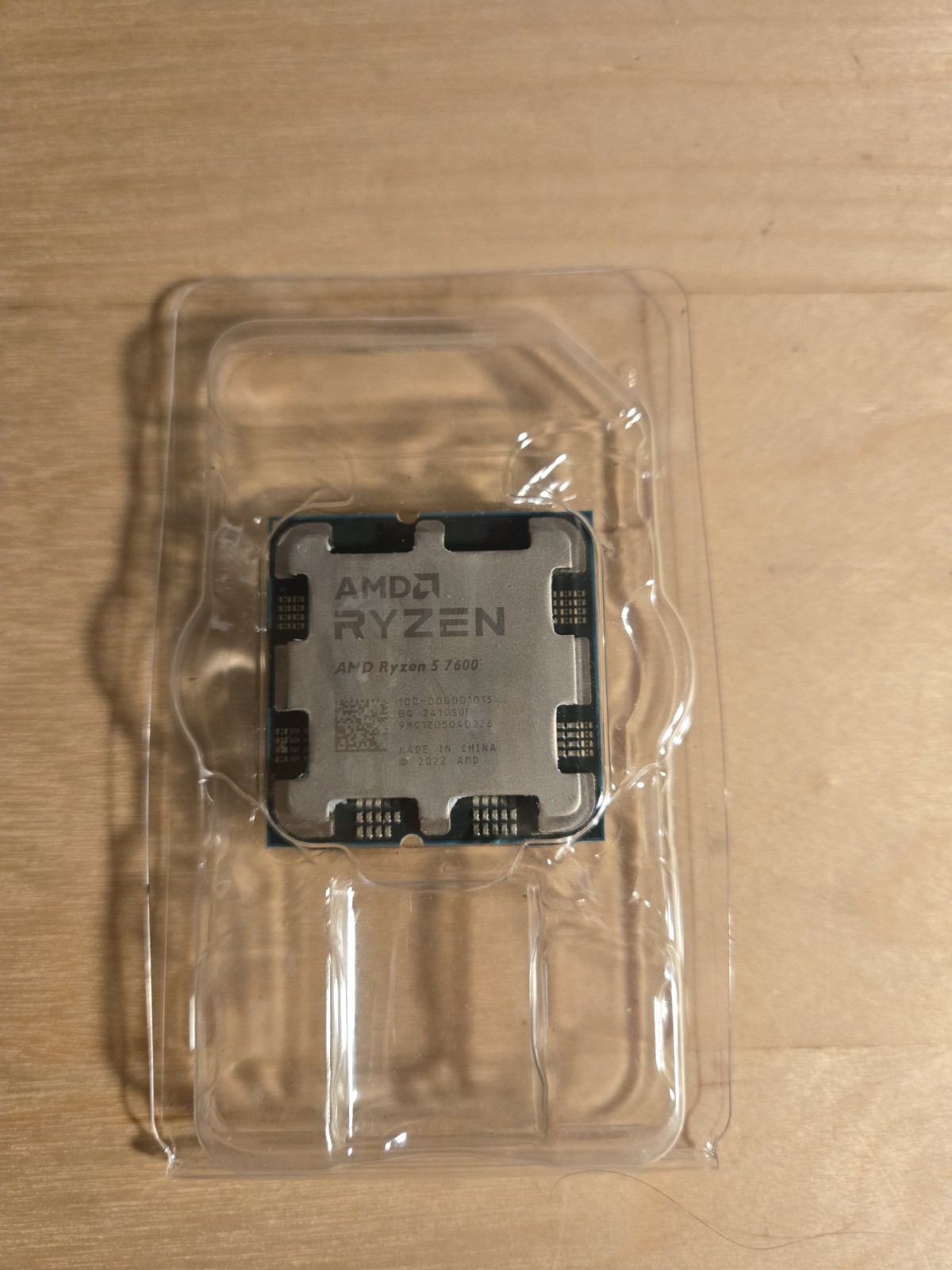 AMD Ryzen 5 7600X 6-Core 4.7GHz Desktop Processor Socket AM5 12-Thread Zen 4 CPU