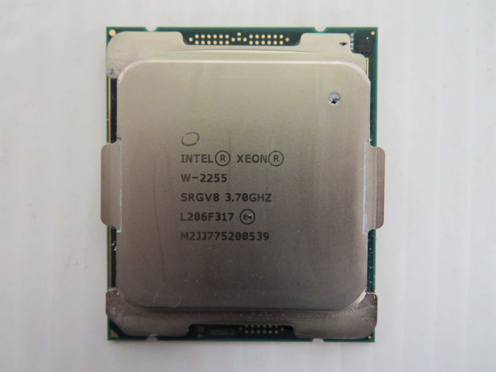 Intel Xeon W-2255 W-Series 3.7GHz 19.25MB 8 GT/s LGA2066 CPU SRGV8 #2